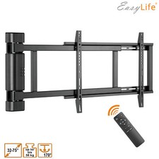 ► EasyLife motorisierte TV Wandhalterung elektrisch schwenkbar 32" - 75" VESA ♻️