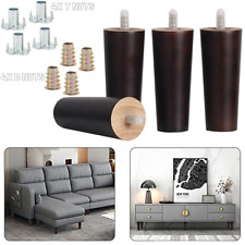 8x konische Holz Möbelbeine