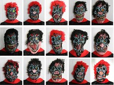 5x Gemischt Maske Karneval Fasching Gesicht Monster Zombie Horror Halloween