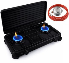 Gaskocher 2 flammig 4,4 KW