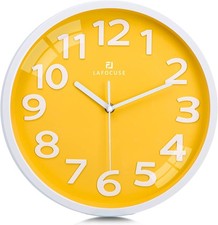 3D Ziffern Lautlos Wanduhr