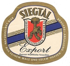 altes Bieretikett