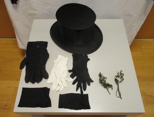 Zylinder chapeau claque - chapeau,