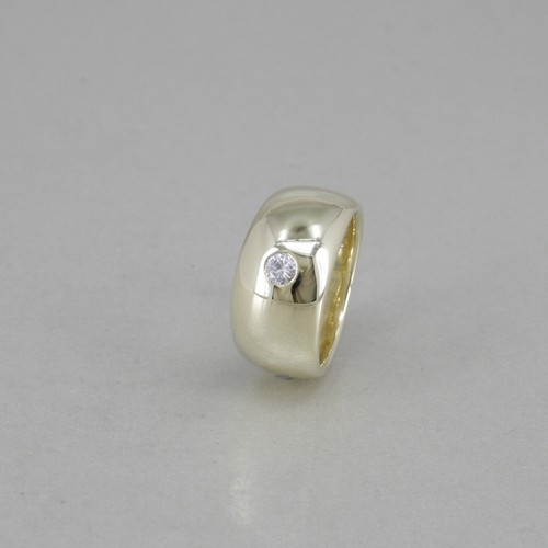 Massiver solitär ring - solitär,