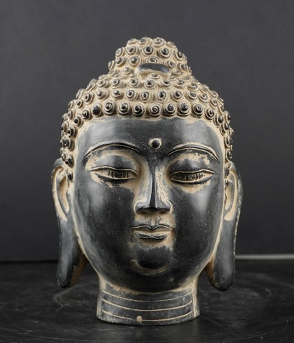 Buddha kopf büste stein - buddha,