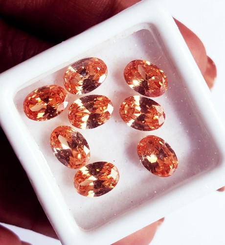 Padparadscha saphir ovale - padparadscha,