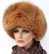 Pelz Mütze Blaufuchs SamtNerz