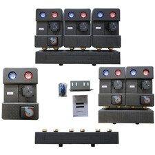 Pumpengruppe Heizkreisset mit/ohne 3-Wege Mischer mit/ohne Balken 2 oder 3