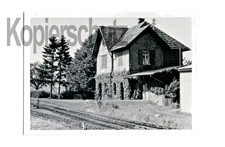 Eisenbahn Foto - Marburger Kreisbahn, Bahnhof Wittersberg