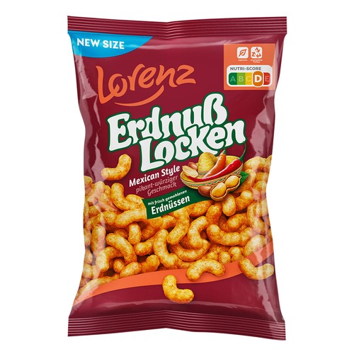 Erdnußlocken mexican style - mexican,
