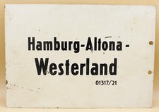 Zuglaufschild metall 01317 - zuglaufschild, 01317/21