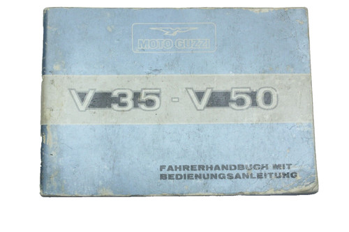 Moto guzzi fahrerhandbuch - guzzi, 35