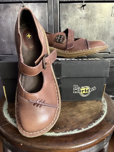 Doc martens mary jane - mary, braun