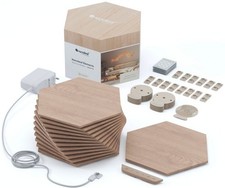 Nanoleaf Elements Wood Look Hexagon Starter Kit 13 Teile