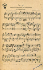 Largo aus Sonate / Beethoven
