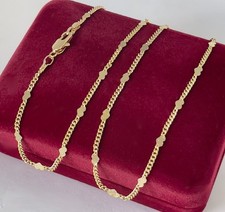 Luxus Goldkette Herz 2mm