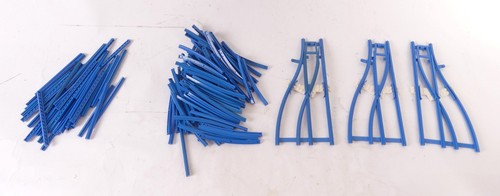 Lego blau eisenbahn - eisenbahn, schienen