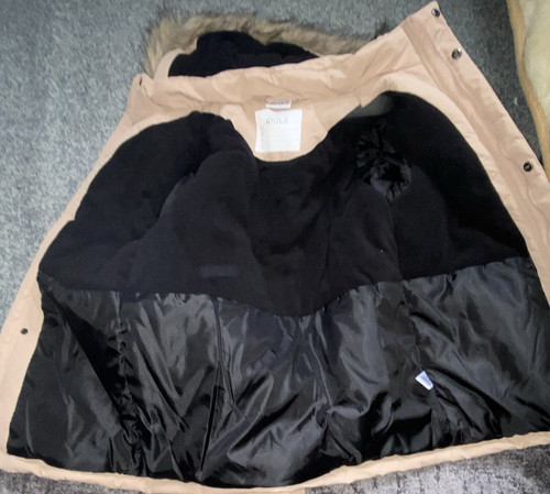 Eools damenjacke leder beige - leder,