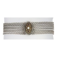 Kropfkette Silber 835 Gold