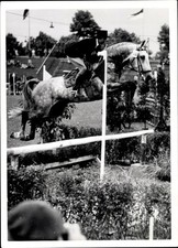 Foto Springreiten, Sprung