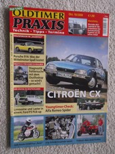 Oldtimer Praxis 10/2008; Citroen CX; Moto Guzzi Ercolino; Ford P3 Pick-up; 914