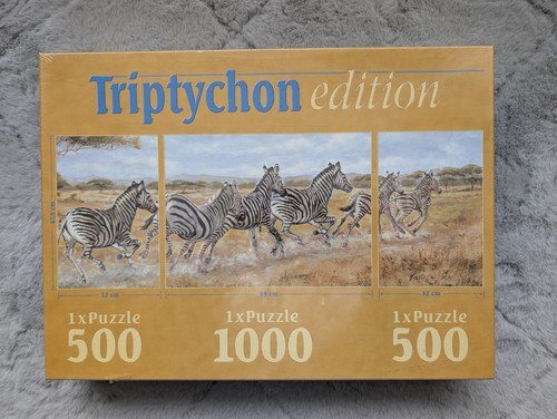 Triptychon puzzle zebra - puzzle,