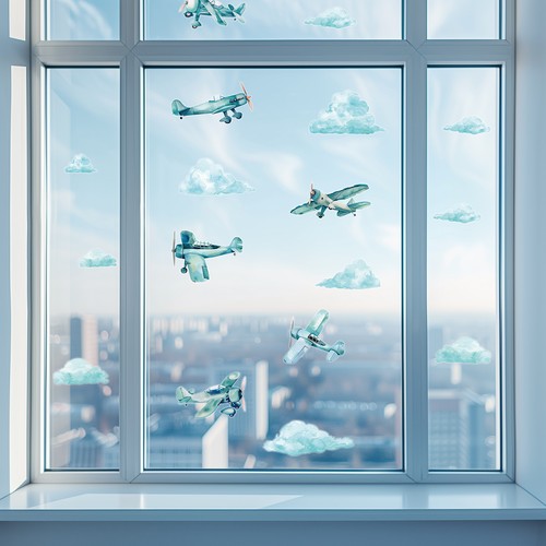 Fensterbilder flugzeuge - fensterbilder,