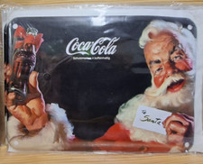 3 NR. , Coca Cola ,Weihnachten ,Retro, Blechschild ,Vintage,   10 x 15cm
