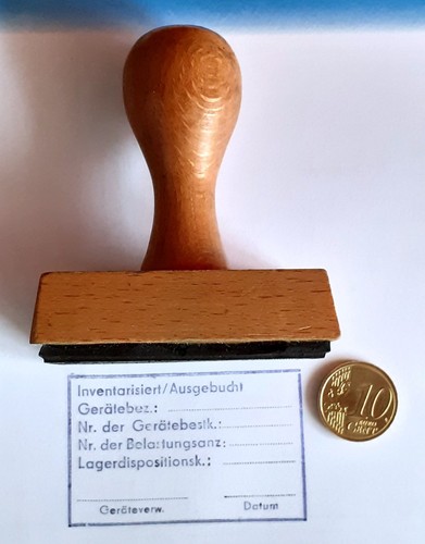 Alter ddr stempel - (s46),
