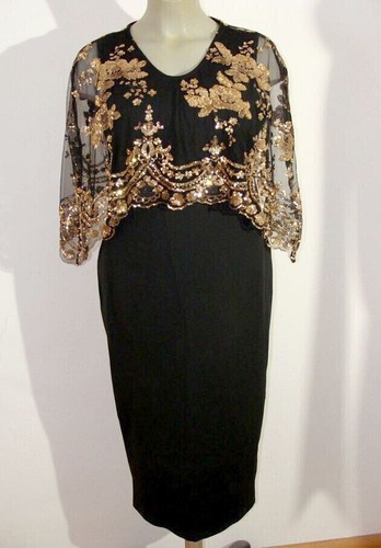 Abend kleid schwarz mit - abend,