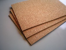 ( € 40,42 / m²) 2 Stk.Korkplatten 4 mm -Pinnwand- Bastel- Kork 30 x 20 cm 