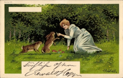 Künstler litho mailick frohe - künstler,
