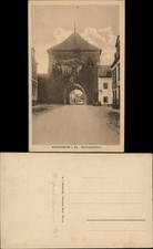 Ansichtskarte Marienberg im Erzgebirge Straßen Partie am Zschopauer Tor 1921