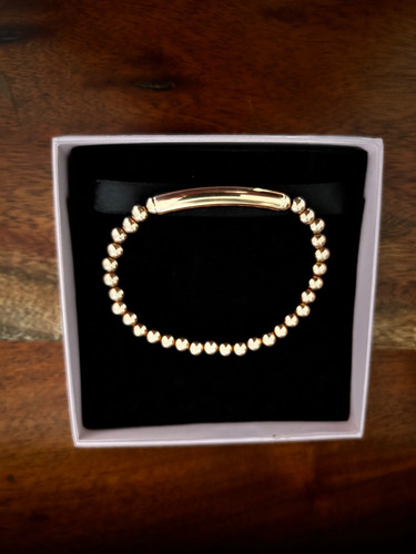 Rosegold kugelarmband luna - kugelarmband,