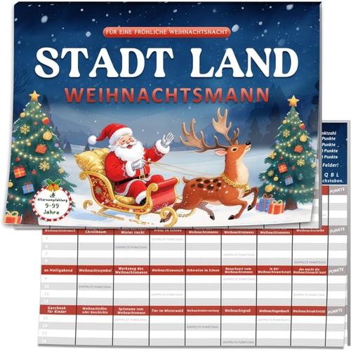 Weihnachtsspiel stadt land - stadt,