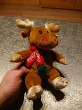 Coca Cola Elch Rudi McDonalds 2001, 22 cm, Funktioniert. Weihnachten 