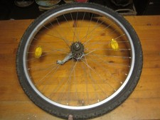 26" Aluminium Laufrad Hinterrad Sachs 3-Gang, 559 X 21, mit Bereifung 50x559