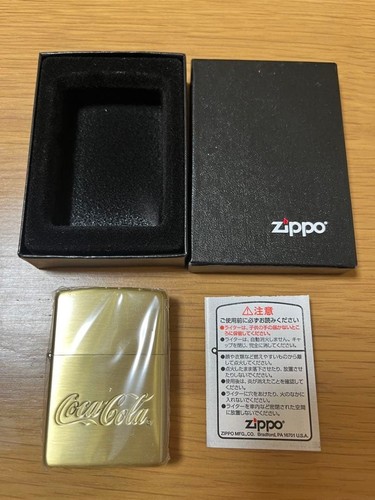 Zippo feuerzeug gold coca cola - gold, coca-cola