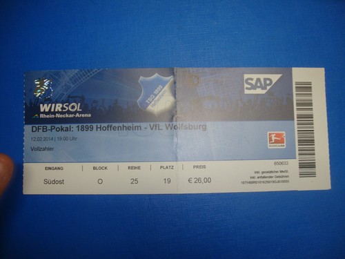 Ticket 1899 hoffenheim - ticket,