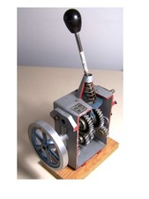 Dachbodenfund: Historisches Original Modell 3-Gang Schaltgetriebe Metall voll fu