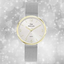 Girl Only GO Damen Armbanduhr Mademoiselle Quarz-Uhr Edelstahl silber UGO695588