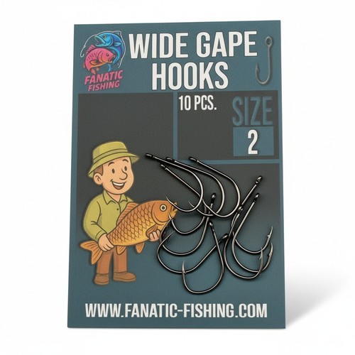 Wide gape haken - wide,