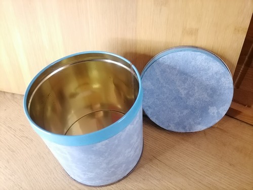 Keksdose vorratsdose blau rund - vorratsdose,