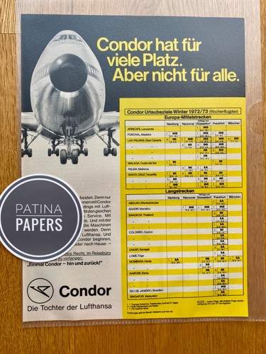 1972 condor boeing - condor, jumbo