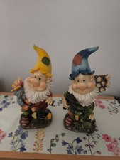Gartenzwerg Herbstdeko 2x,  12/30 bzw 31. Tief Sind Beide 10