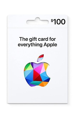 Apple gift card value 100 - card,