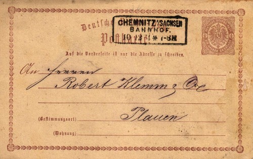 Deutsches reich postkarte p1 - deutsches,