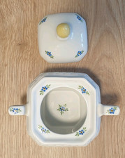 Seltmann Weiden Zuckerdose 1920 - 1949 Porzellan Vintage Handgemalt