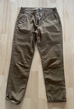 Damen Hose Khaki Grün Braun