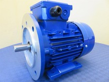 Elektromotor Drehstrom 1,1kW S6 3000/min Welle 19mm 80 B35(Fuß+Flansch)